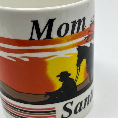 1980s Retro Santa Fe Mom Western Cowboy & Sunset Coffee Mug Cup TC3