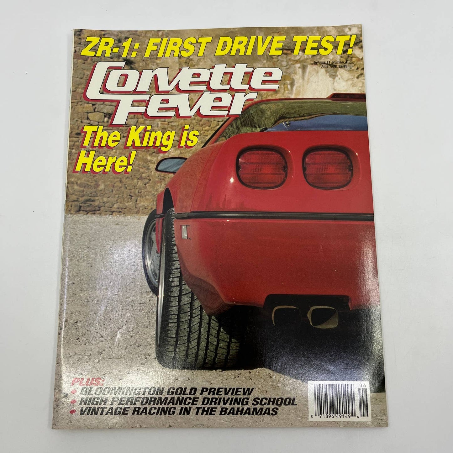 1989 June Corvette Fever Magazine ZR-1 FIRST DRIVE TEST TG1