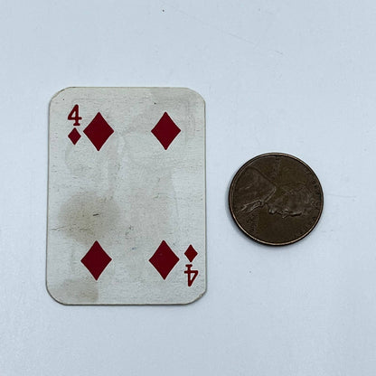 1930s W.D & H.O. Wills Cigarette Playing Card 4 of Diamonds SC6