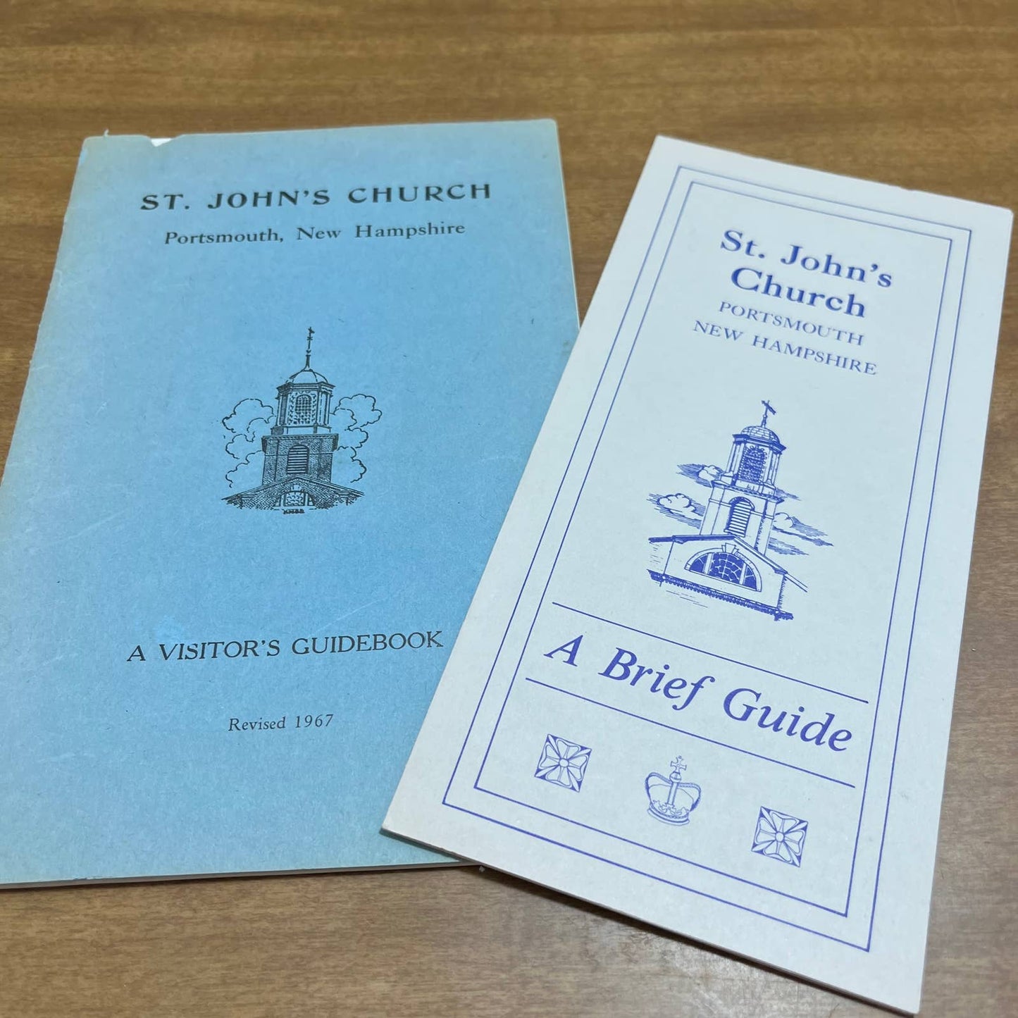 Vintage 1967 Booklet and Brochure St. John’s Church Portsmouth New Hampshire NE1