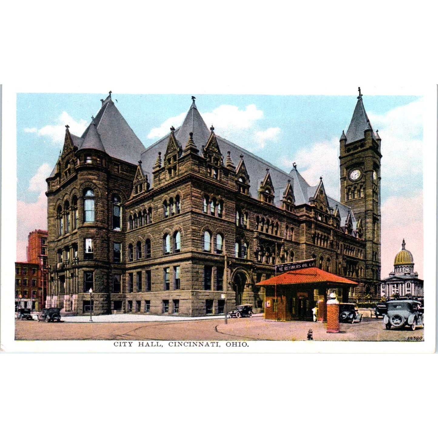 Vintage Postcard City Hall, Cincinnati Ohio TD9
