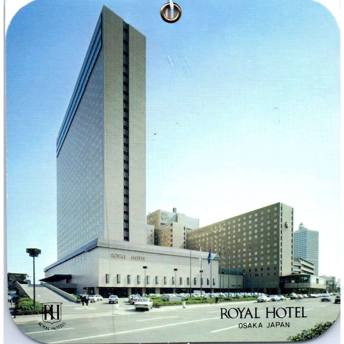 1970s Royal Hotel Osaka Japan LUGGAGE TAG SE5