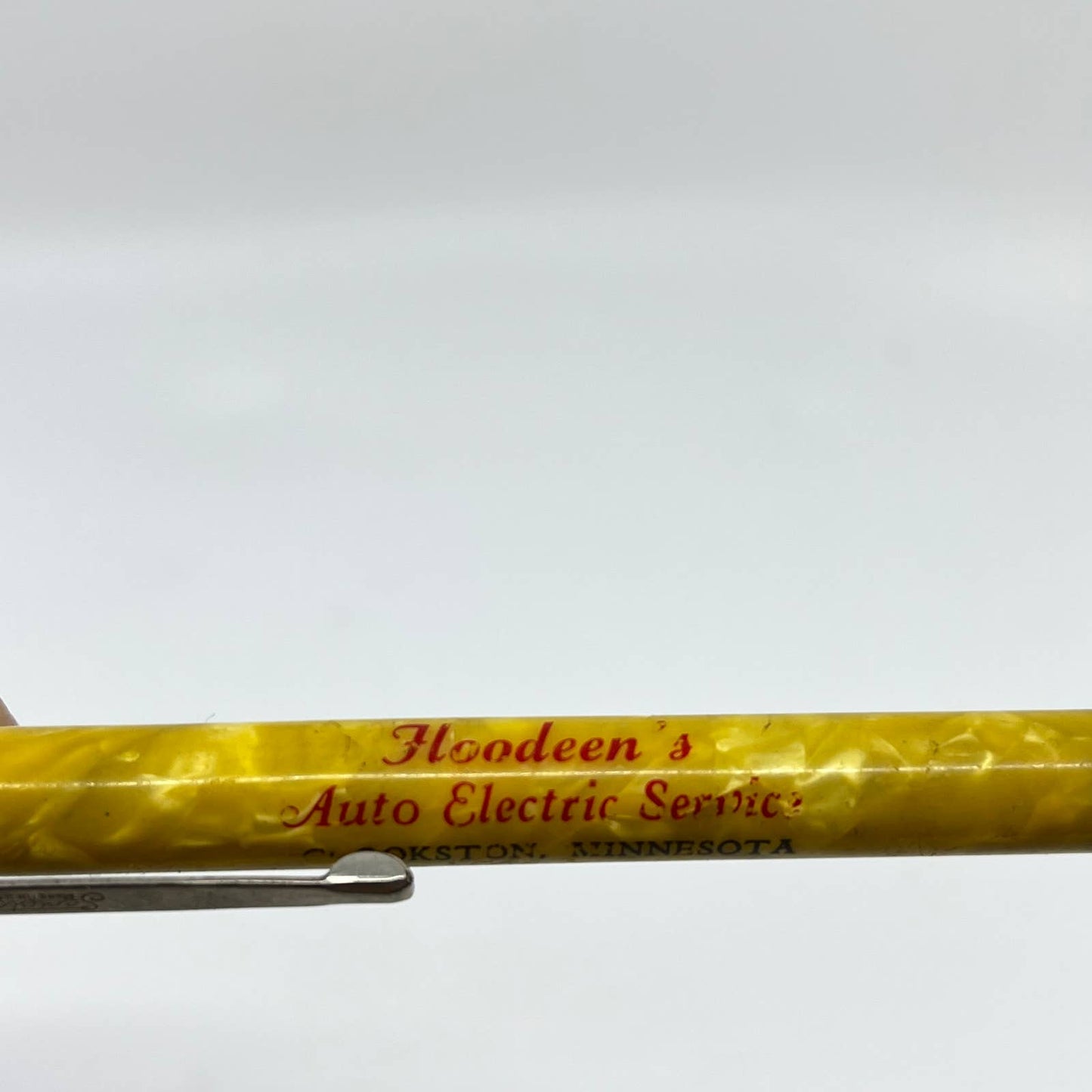 Vtg Celluloid Mechanical Pencil Hodeen’s Auto Electric Service Crookston MN SC3