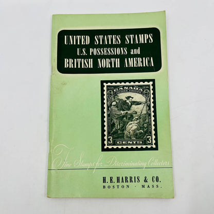 1948 USA Stamps US Possessions & British North America H.E. Harris & Co. TB6