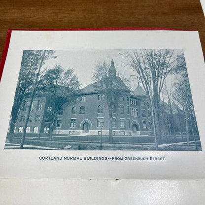 RARE 1900 Reunion Program State Normal and Training School Cortland NY A10