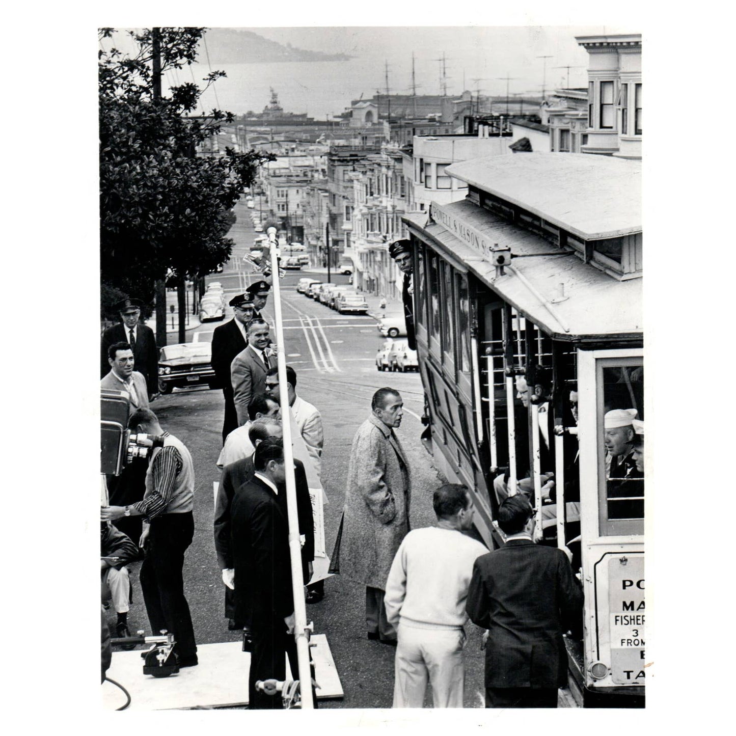 c1960 Press Photo Seeing America With Ed Sullivan - San Francisco CBS TJ7-2