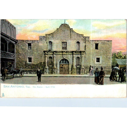 The Alamo San Antonio Texas 1908 Raphael Tuck Original Postcard TK1-P14