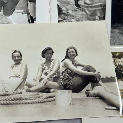 c1940 Photos VA Vacation Hollis & Margaret Mills, Roscoe & Myrtle Wright TJ9-PG1