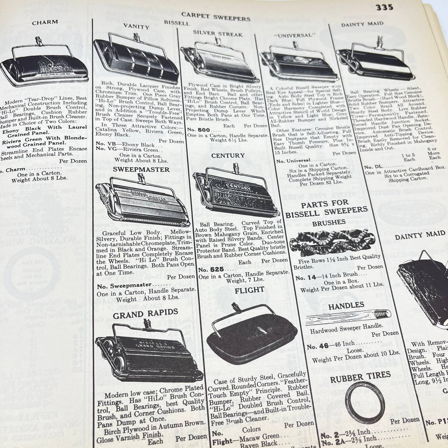 1920s Kauffman Bros. Wholesale Hardware Catalog Hardcover Over 40,000 Items TF8