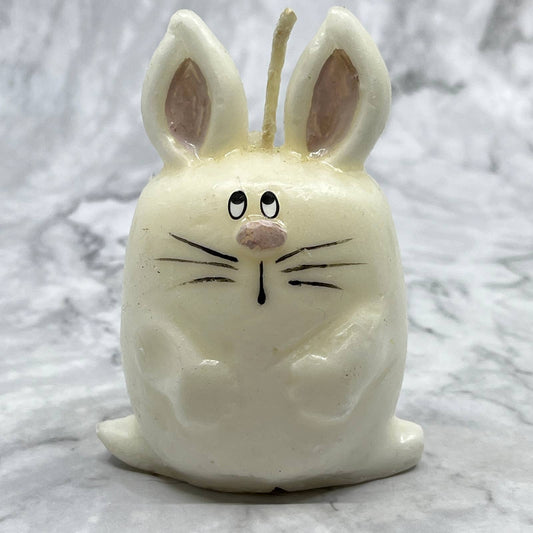 Vintage Kitschy Easter Bunny Decorative Candle 3.5" TJ1