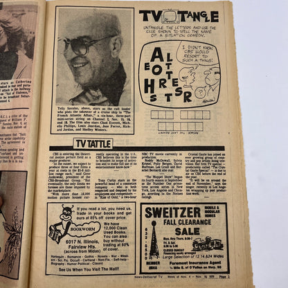 1979 Nov 4 Bellville IL News-Democrat TV Listings The French Atlantic Affair L4-1