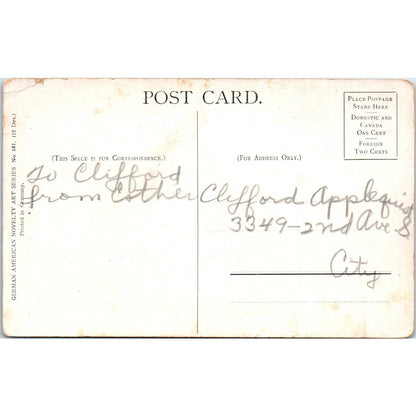 Antique Postcard Trio of Great Dane Dogs Alfred Schonian Germany EA3