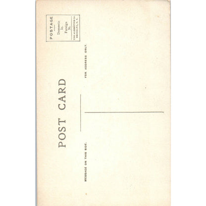 Antique Postcard Christmas Poinsettia M.E. Church Ada OH TD8-O2