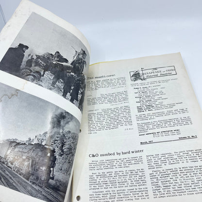 1977 March Chesapeake and Ohio Historical Newsletter C&O RR Thomas Dixon WV M1-2