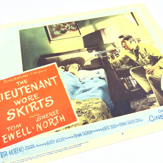 The Lieutenant Wore Skirts Tom Ewell Sheree North Lobby Card FL4