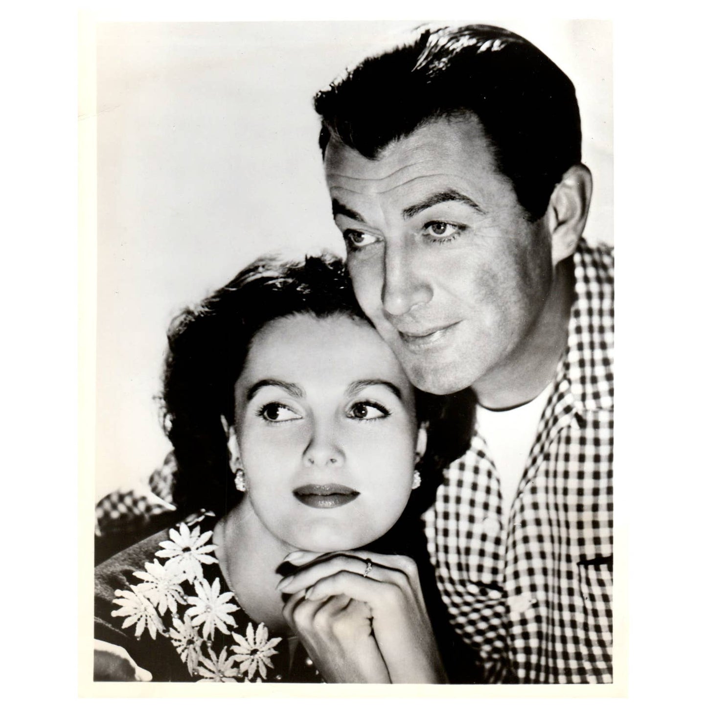 c1960 Press Photo Ursula Thiess Robert Taylor The Detectives 1960 TJ7-2