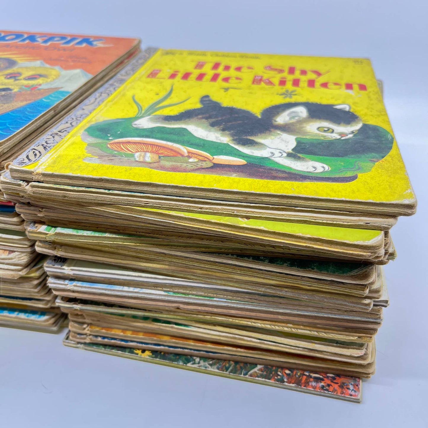 Huge Lot of 48 Vintage Golden Books Mostly 1950s-1980s