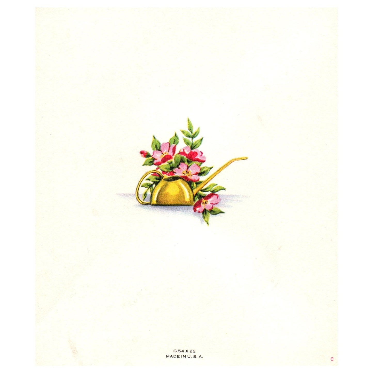 Vintage Greeting Card Best Wishes to a SHUT IN H3-1