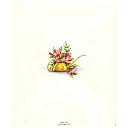 Vintage Greeting Card Best Wishes to a SHUT IN H3-1