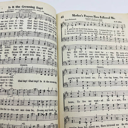 1915 Joyful Praise Sunday School Hymnal Rodeheaver Chicago Philadelphia TD7