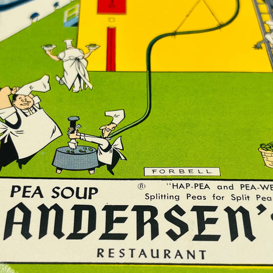 c1960 Andersen’s Restaurant U.S. 101 Buellton CA Pea Soup Hap-Pee Pee-Wee PA2-2