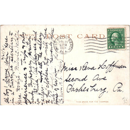 The Breakers Palm Beach 1921 Florida Original Postcard TK1-P19