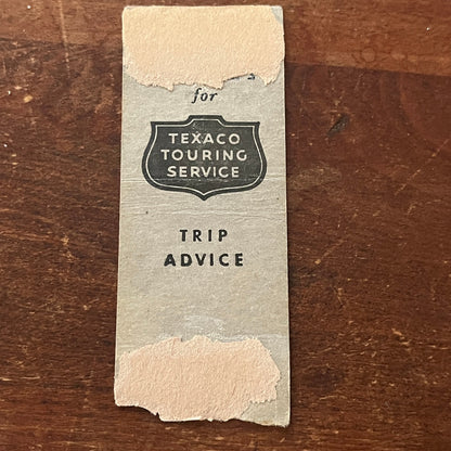 Marfak Lubrication Baldwin Texaco Service KS Advertising Matchbook Cover MM9-3