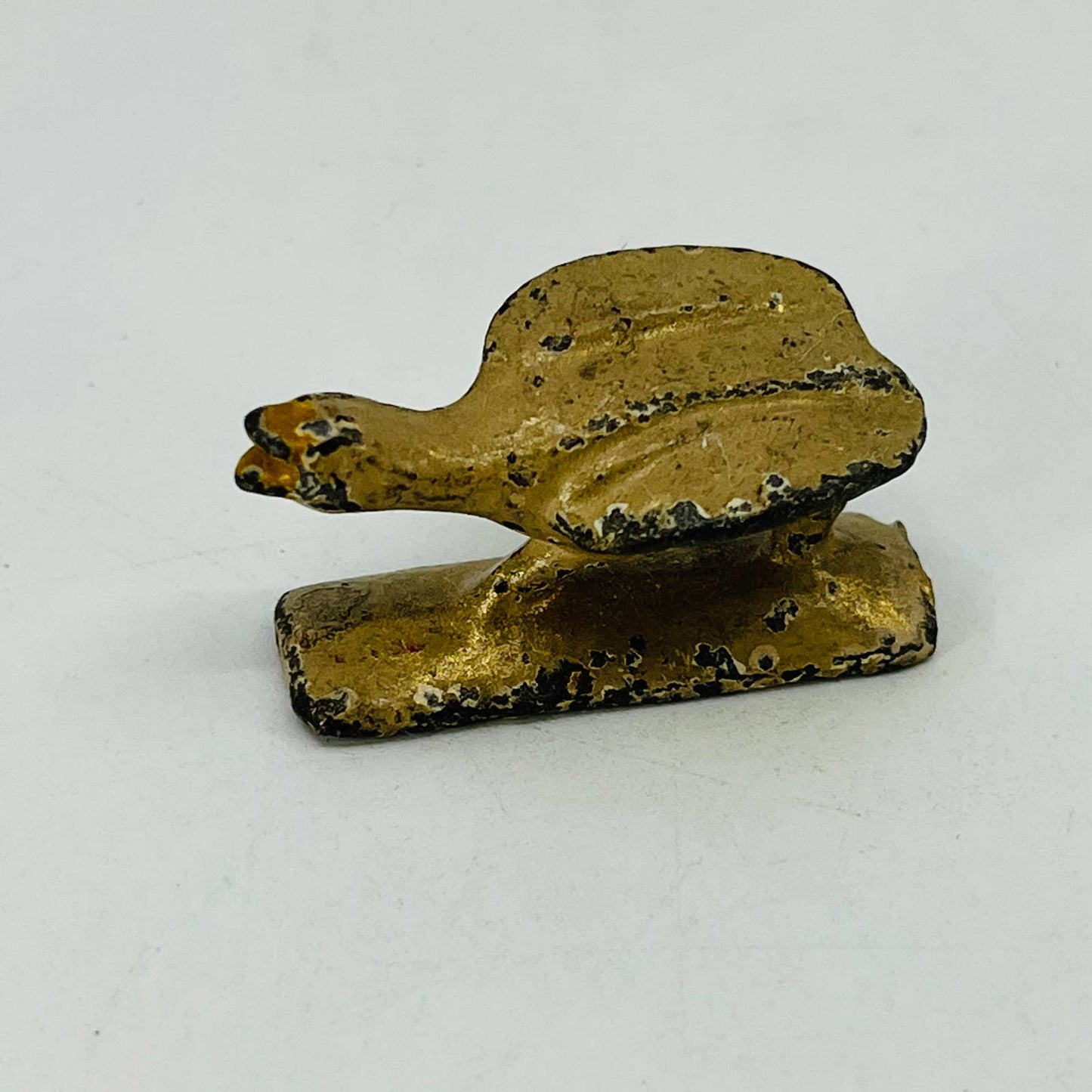 Antique Painted Lead Duck Goose Figurine SC3