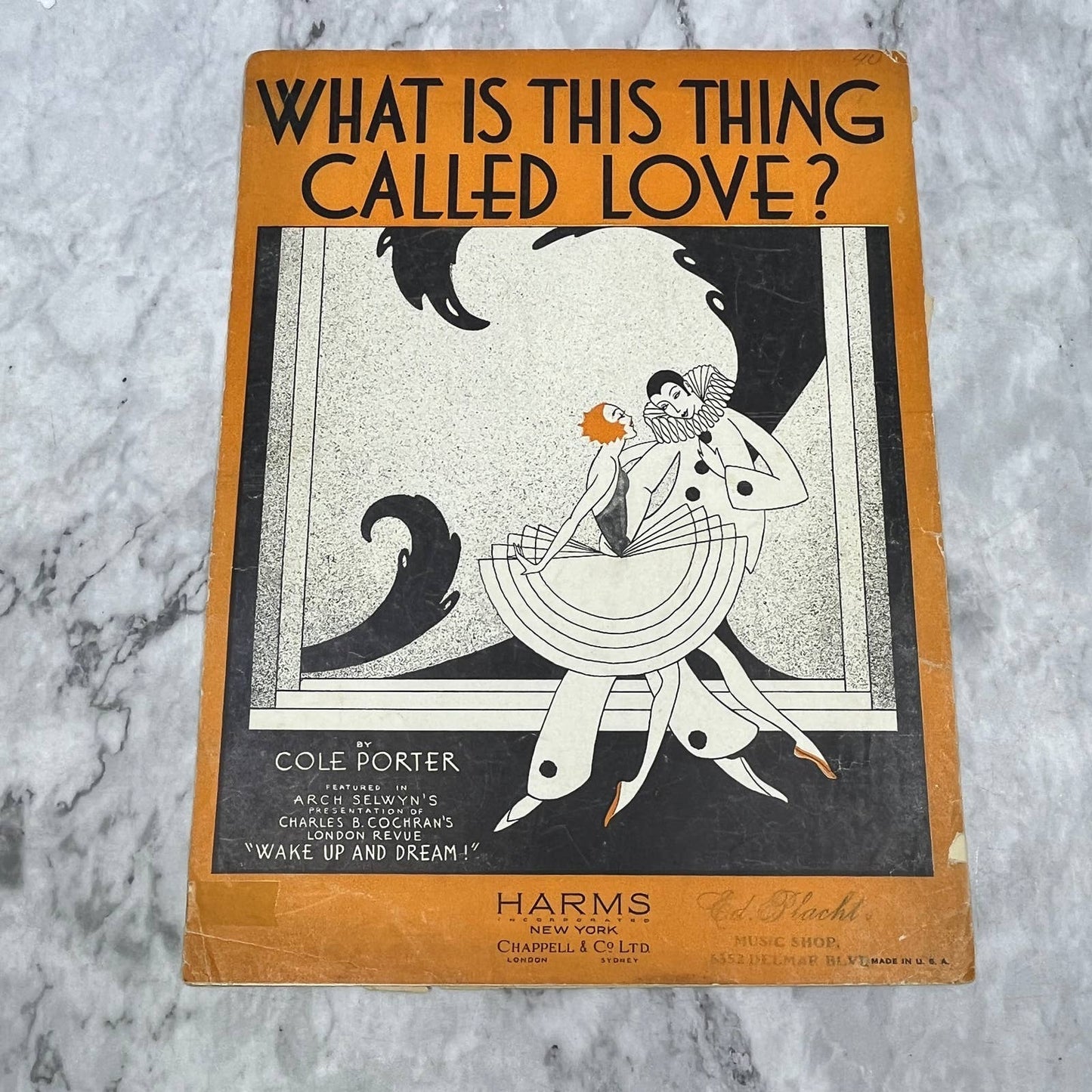 What is This Thing Called Love Cole Porter 1930 Sheet Music TK2-SM4