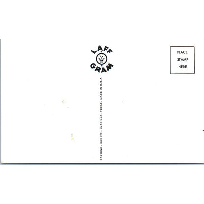 Do Something! I Think I Have Robbery Cartoon Comic Original Postcard TK1-P1