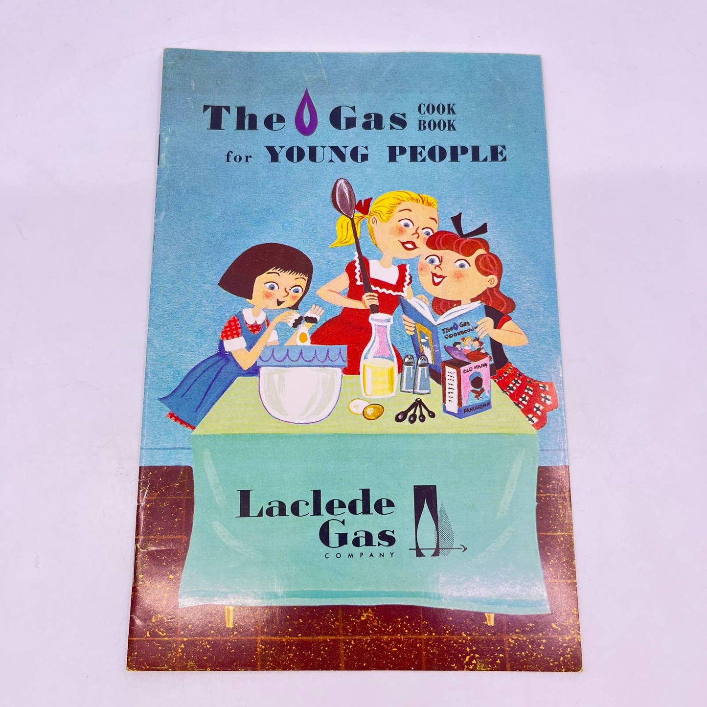 1958 The Gas Cook Book for Young People Laclede Gas Company TF7