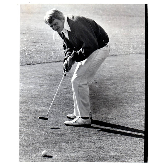 1979 Original Press Photo Golf Johnny McNamara Bing Maloney Golf Course 8x10 AD2