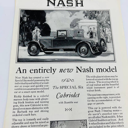 1920s Automobile Car Ads Lot of 19 Nash Hudson Chrysler GM Cadillac  TD6