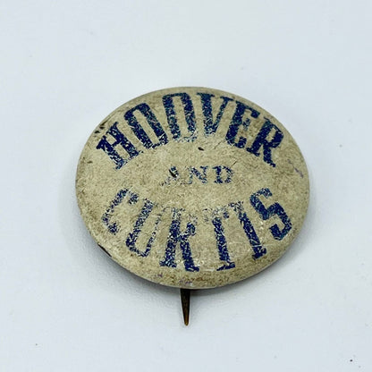 1928 Campaign Election Pin for Hoover and Curtis Presidential SD1