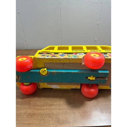 Vintage 1965 Fisher Price School Bus TG8