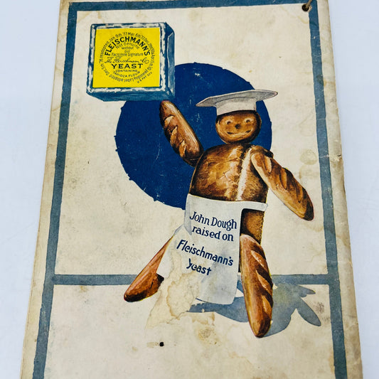 1917 Fleischmann’s Recipes Book Fleischmann Yeast Cookbook John Dough H4-5