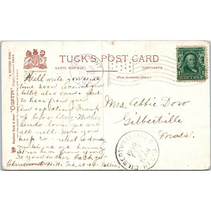 Ripping Time Humor Mule Stealing Clothes Raphael Tuck Oilette Postcard TK1-P17