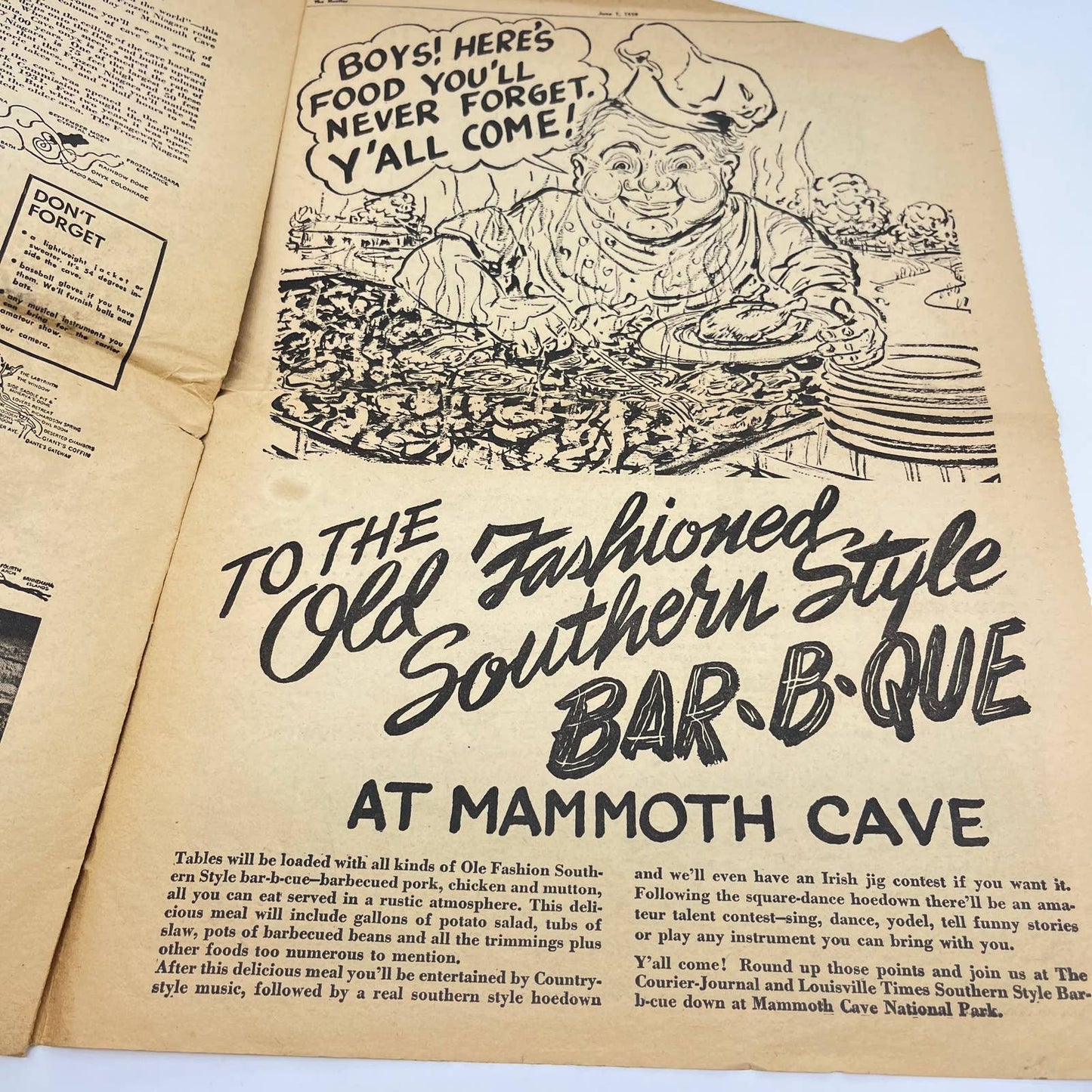 1959 Courier Journal The Hustler Newspaper Fort Knox Mammoth Cave Louisville TE8