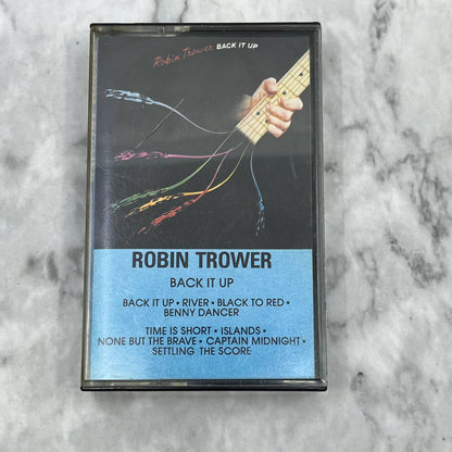 ROBIN TROWER Back It Up CHRYSALIS Cassette Tape TH1-31