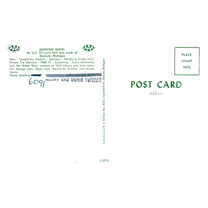 Vintage Postcard - City-County Building Fort Wayne Indiana 1971 AD9