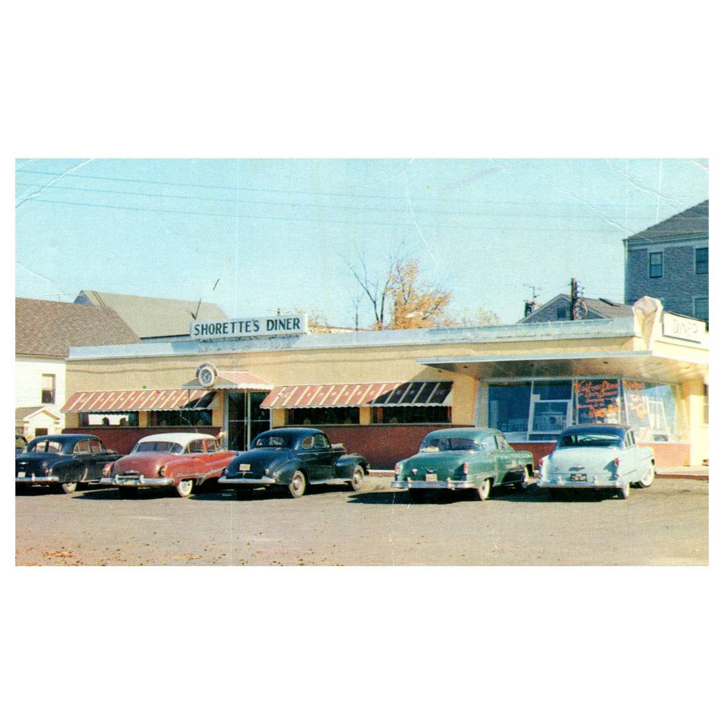 Shorette's Diner Route 2 Lincoln Maine Charles Shorette - Postcard TJ8-1
