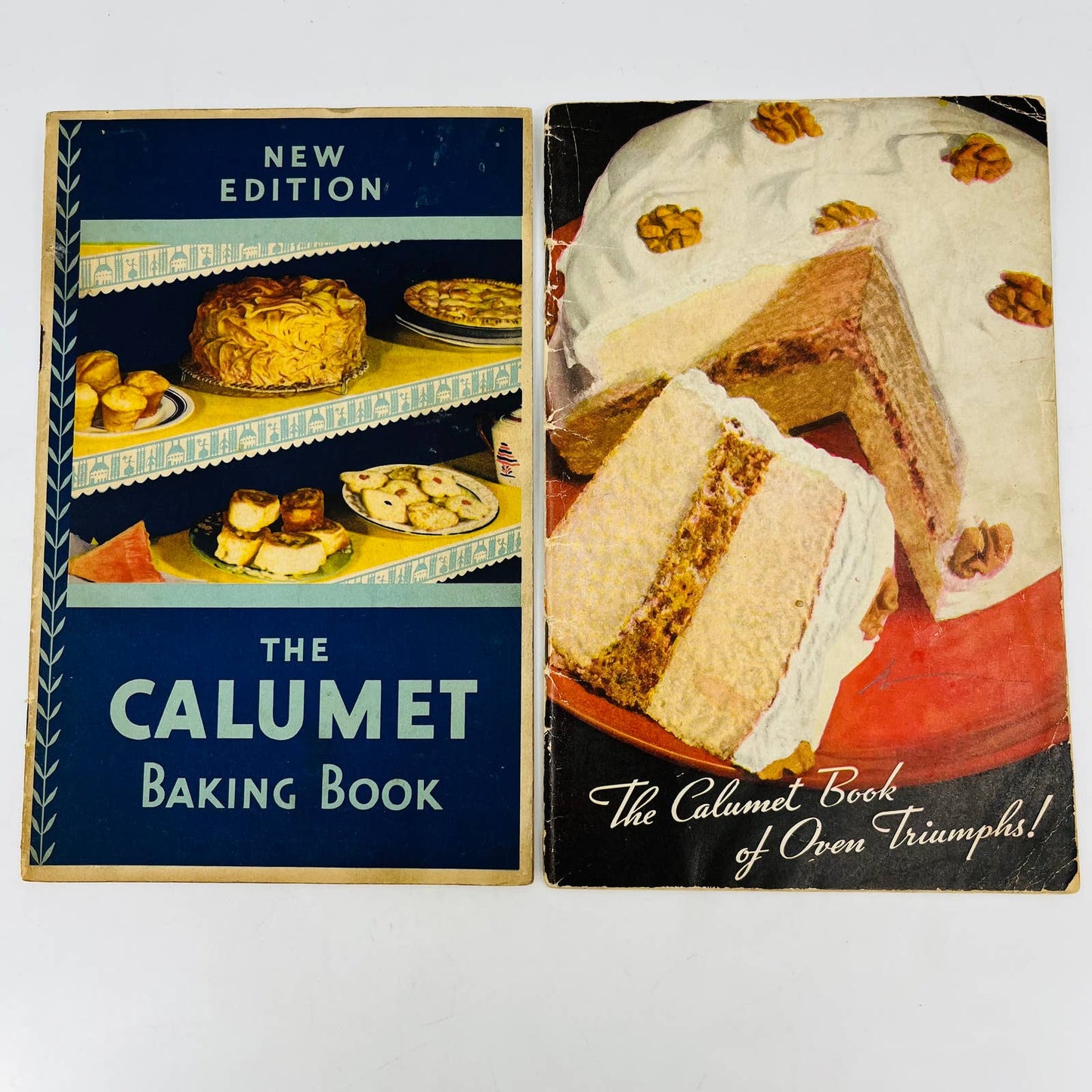 The Calumet Baking Book 1931 & Calumet Book of Oven Triumphs 1934 BA3