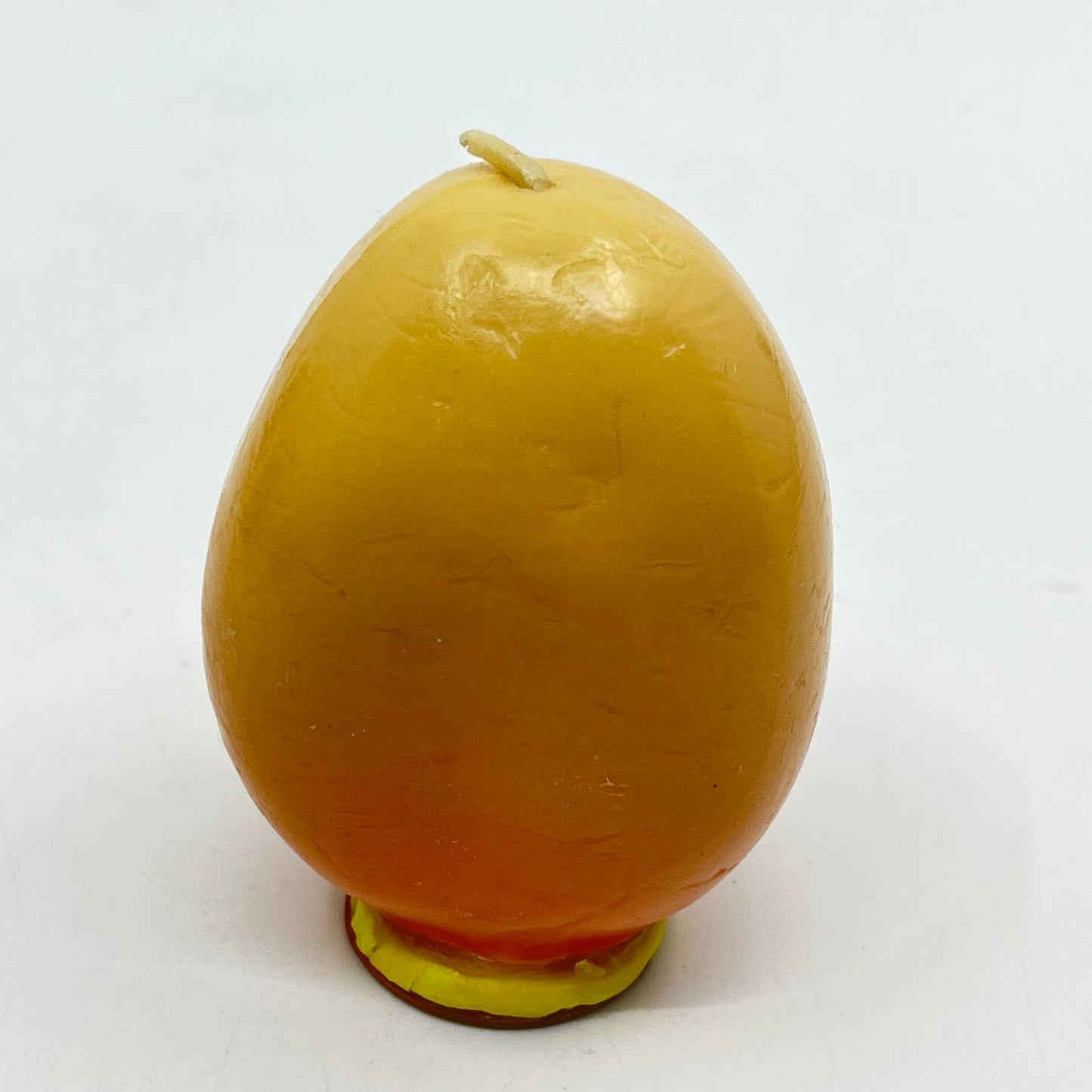 1950s Gurley Novelty Candle PEEK-A-BOO EGG Baby Chick Peach Ombré SC8