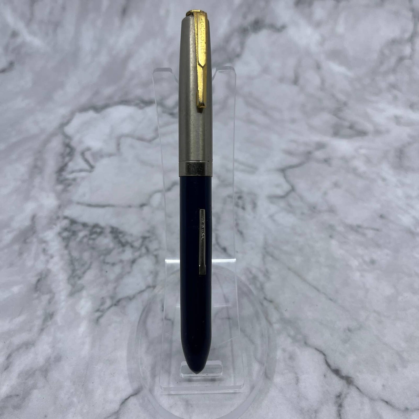 Vintage Fountain Pen Arnold Navy Blue Pump Fill SE7