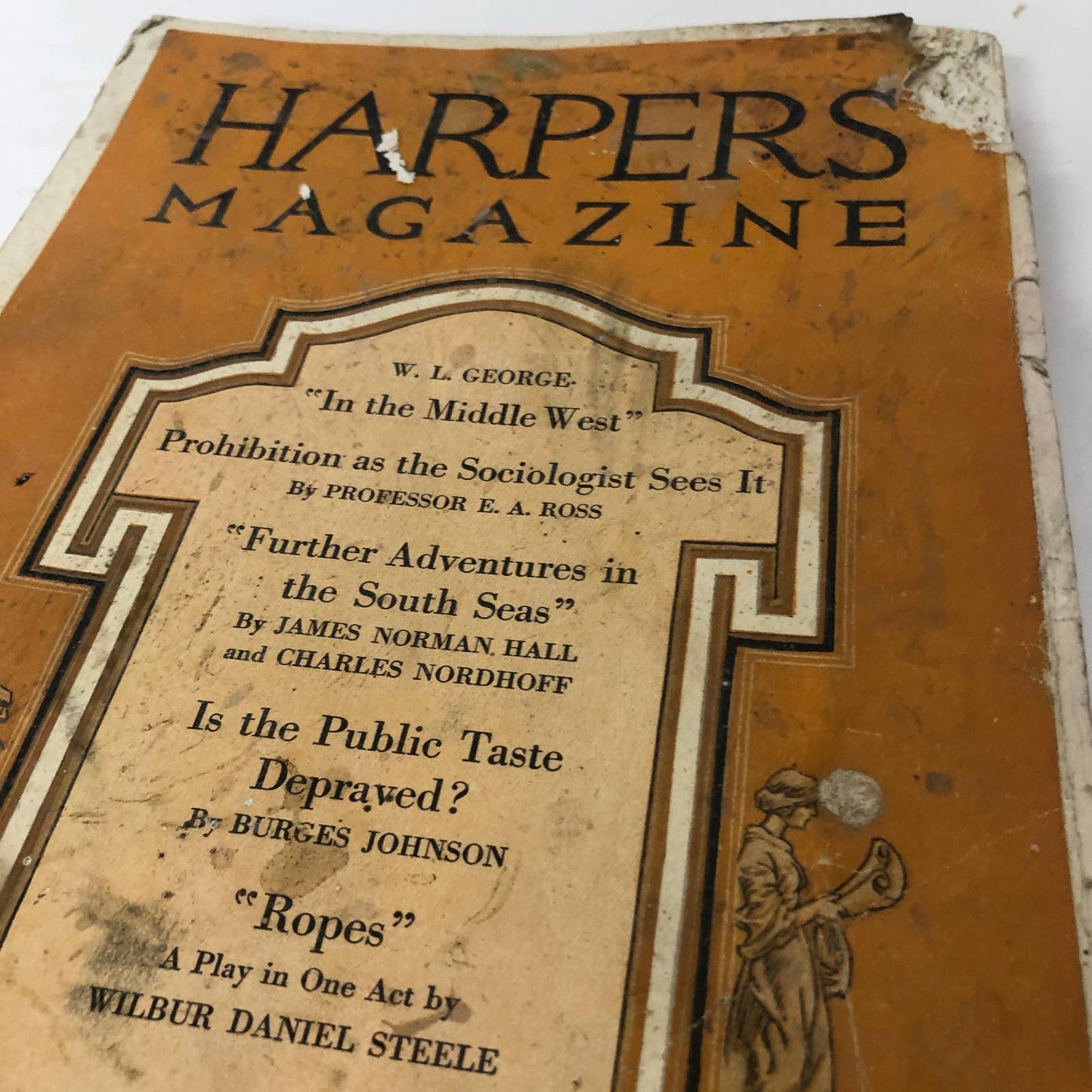 Harpers Monthly Magazine January 1921 Prohibition Clinton Scollard Many Ads