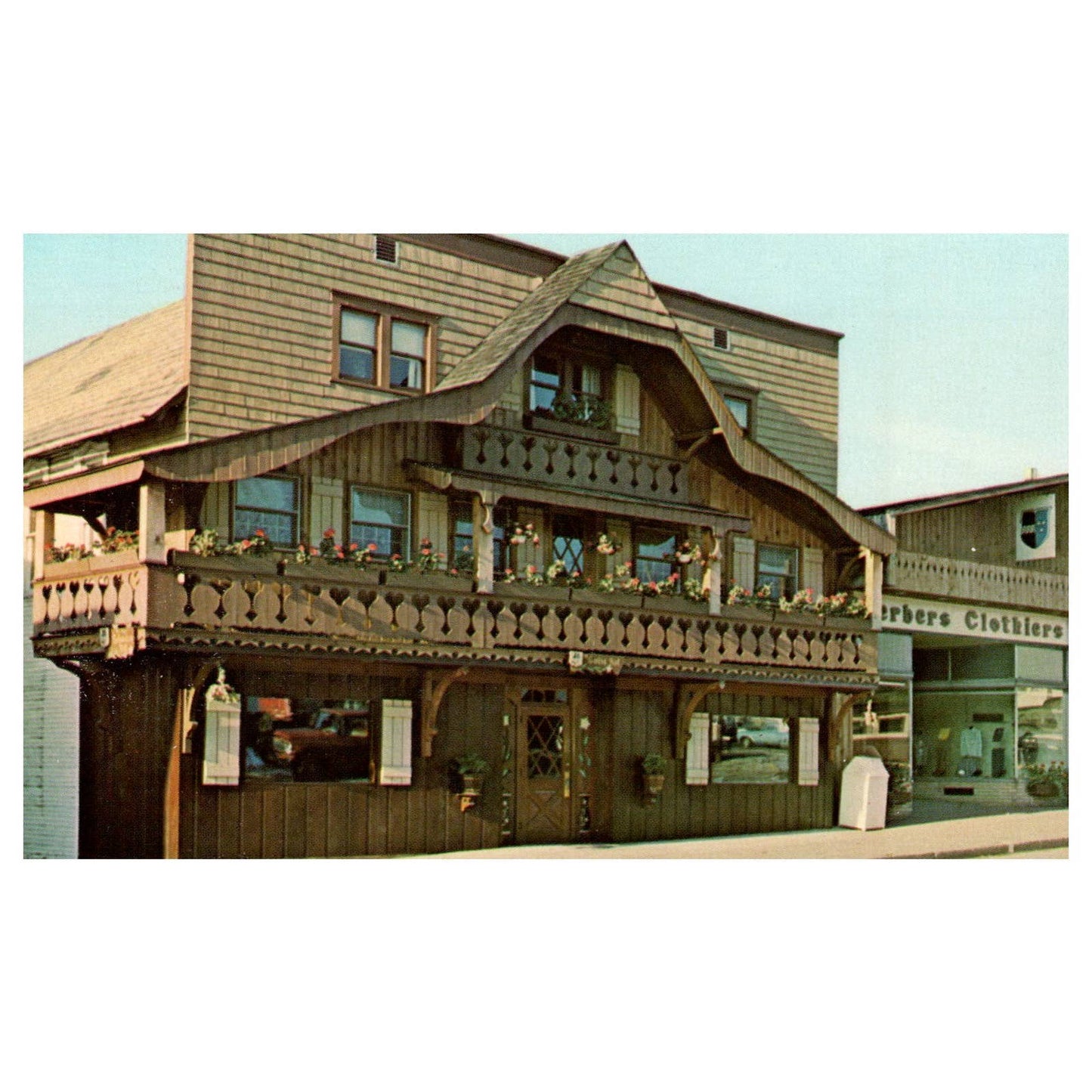 Vintage Postcard - Die Schwyzer Hut Eassa Stuba Sugarcreek Ohio AD9