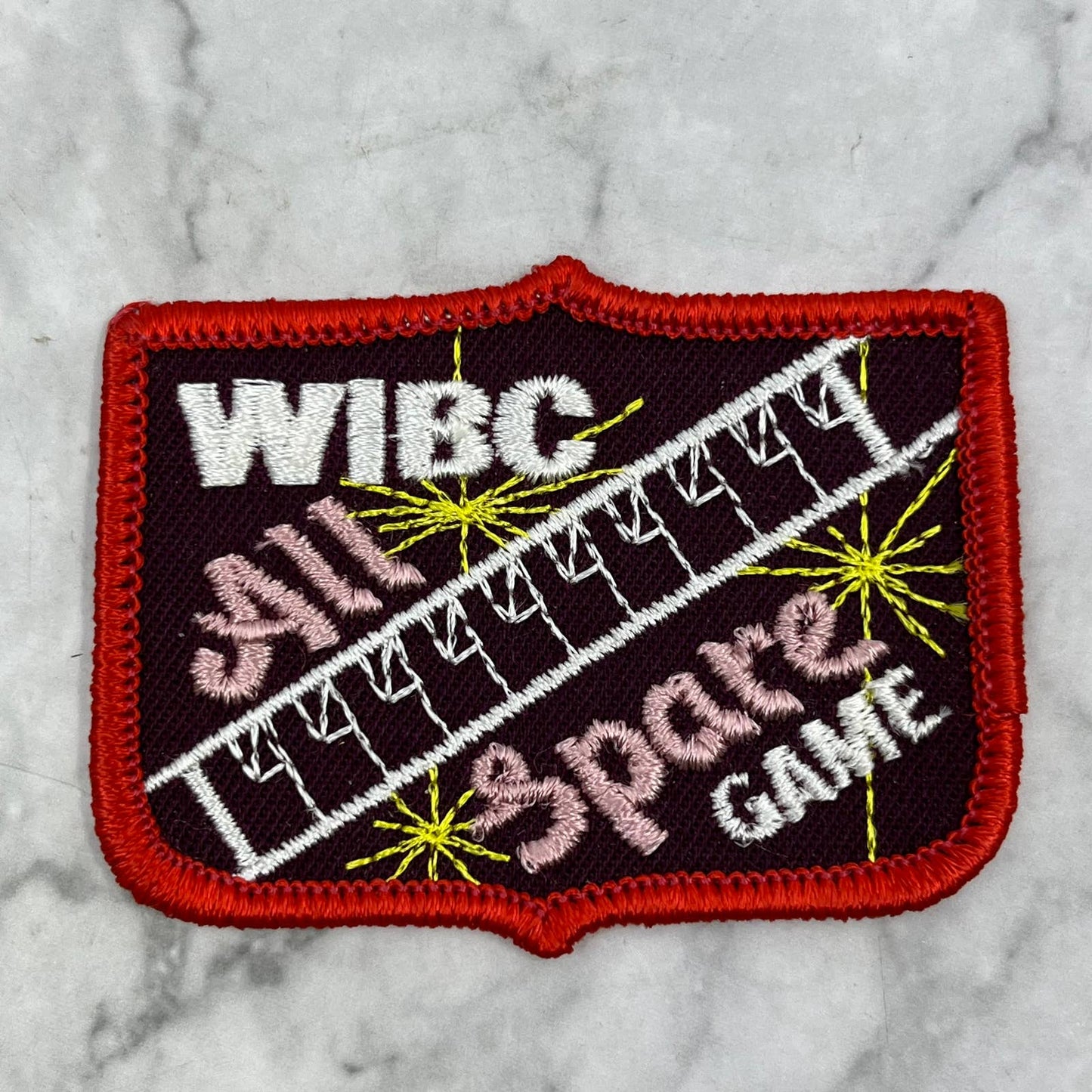 Vintage WIBC All Spare Game Patch Bowling SE7