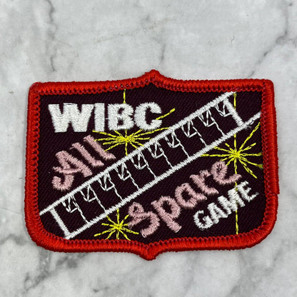 Vintage WIBC All Spare Game Patch Bowling SE7