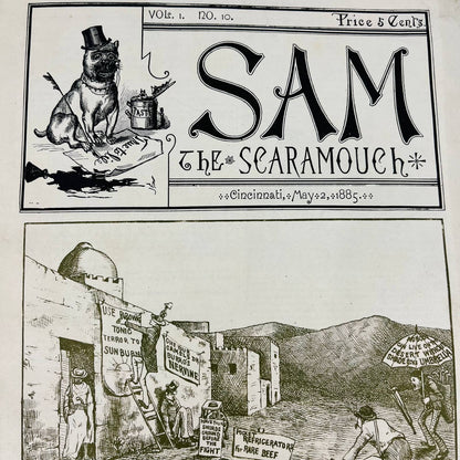 1885 May - Sam the Scaramouch Tabloid Magazine Cincinnati OH C10