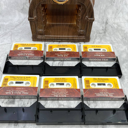 Comedy Superstars 6 Cassette Set Jukebox Case Allen Benny Abbott & Costello TJ6